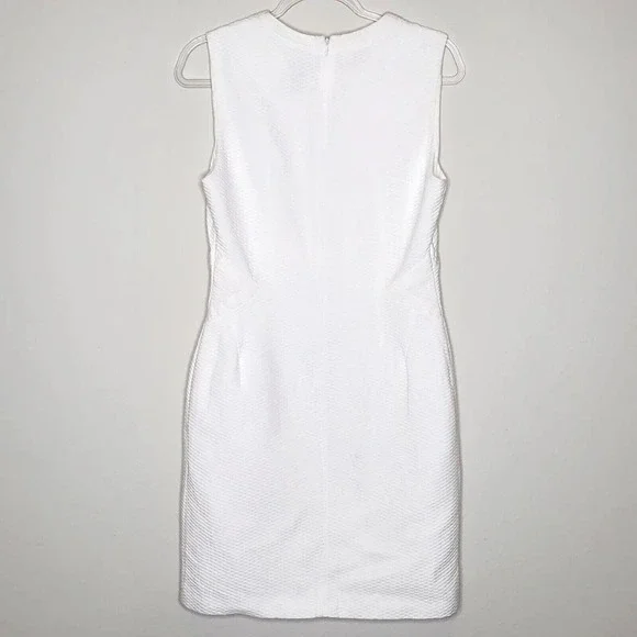 Issa London Womens sleeveless Round Neck White Day Dress Size 10 - Picture 2 of 13